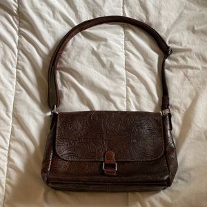 Jack Georges tooled leather bag